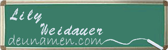 Lily Weidauer Visitenkarte